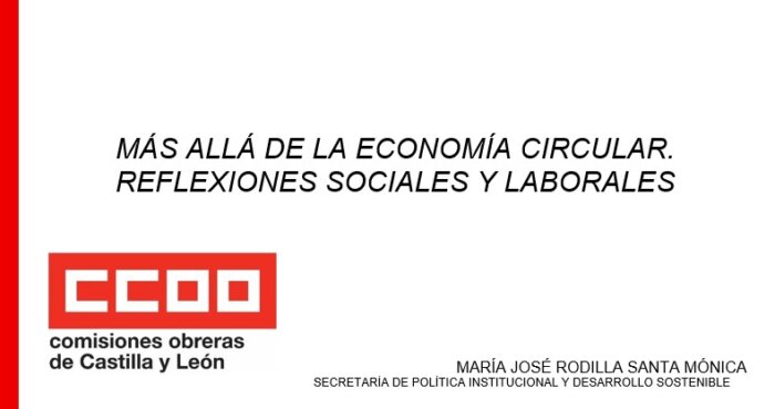 Más allá de la Economía Circular. Reflexiones sociales y laborales
